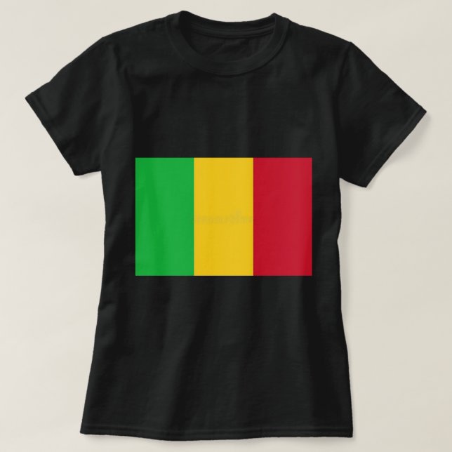 Afrika Damtröja T Shirt (Design framsida)
