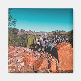 Afrika Desert liggande naturomvandlingar Magnet