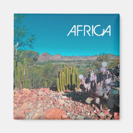 Afrika Desert liggande naturomvandlingar Magnet