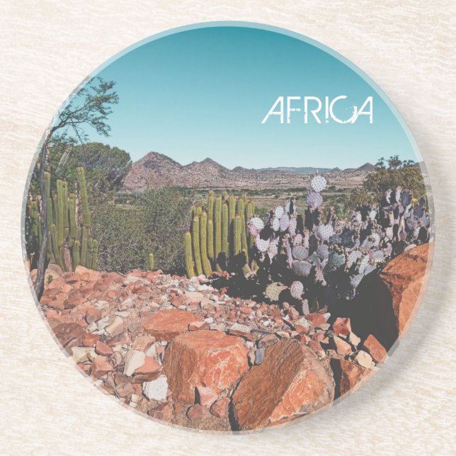 Afrika Desert liggande naturomvandlingar Underlägg (Framsidan)