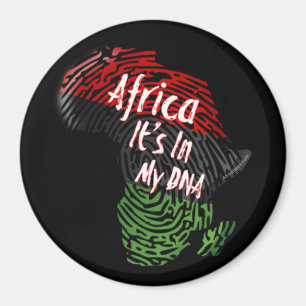 Afrika Det finns i mitt DNA Magnet