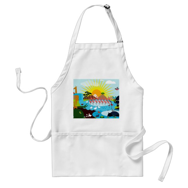 Afrika - Djur Förkläde (Framsidan)