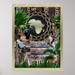 Afrika: Eden Trädgård Poster