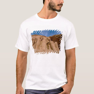 Afrika, Egypten, Abu Simbel, Ramses II och T Shirt