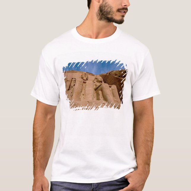 Afrika, Egypten, Abu Simbel, Ramses II och T Shirt (Framsida)