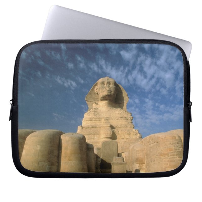 Afrika, Egypten, Kairo, Giza platå. Sfingen Laptop Sleeve (Framsidan)