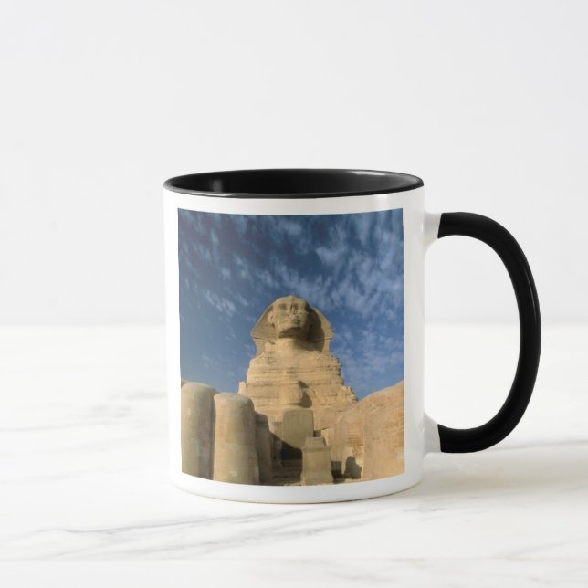 Afrika, Egypten, Kairo, Giza platå. Sfingen Mugg (Höger)