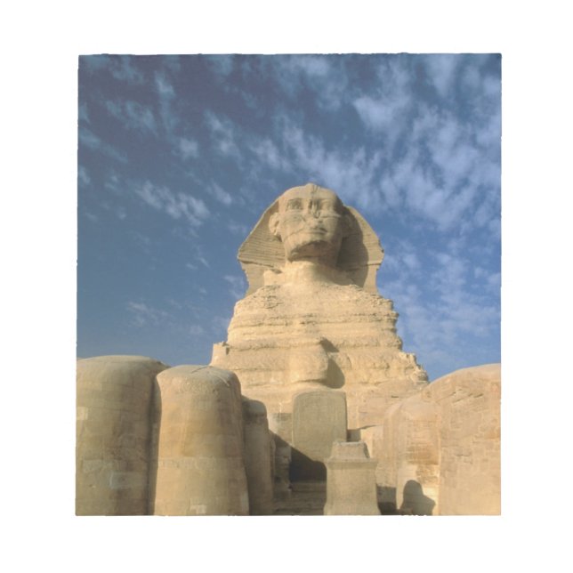 Afrika, Egypten, Kairo, Giza platån. Sfingen Anteckningsblock (Framsida)