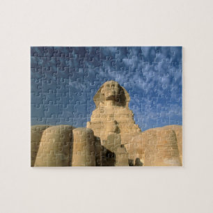Afrika, Egypten, Kairo, Giza platån. Sfingen Pussel
