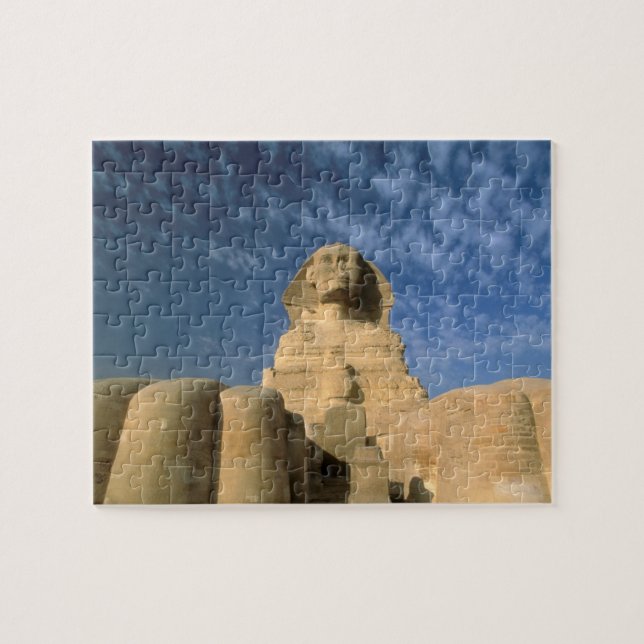 Afrika, Egypten, Kairo, Giza platån. Sfingen Pussel (Horisontell)