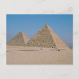 Afrika - Egypten - Kairo - Giza pyramidkomplex, Vykort