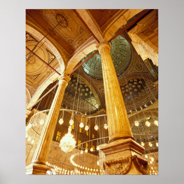 AFRIKA, Egypten, Kairo, Muhammad Ali Mosque Poster (Framsidan)