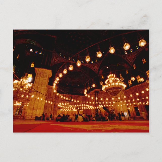 Afrika, Egypten, Kairo, Muhammad Ali Mosque, The Vykort (Framsida)