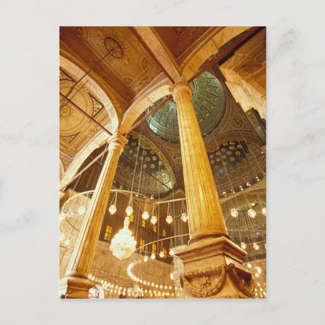 AFRIKA, Egypten, Kairo, Muhammad Ali Mosque Vykort (Framsida)