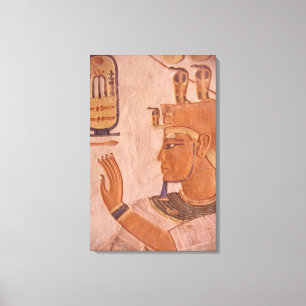 Afrika, Egypten, Konungarnas dal. Gravvägg Canvastryck