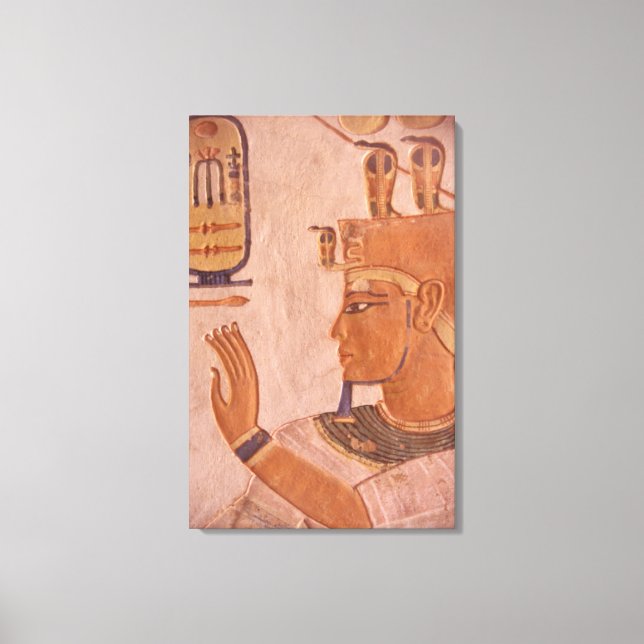 Afrika, Egypten, Konungarnas dal. Gravvägg Canvastryck (Framsida)