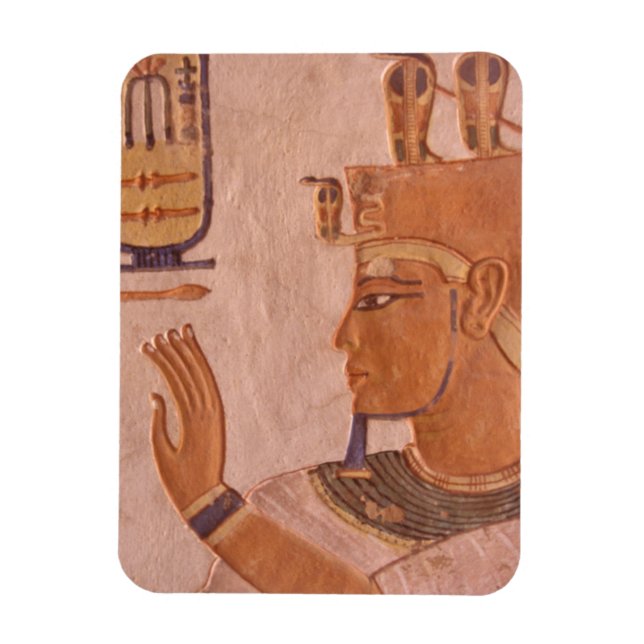Afrika, Egypten, Konungarnas dal. Gravvägg Magnet (Vertikal)