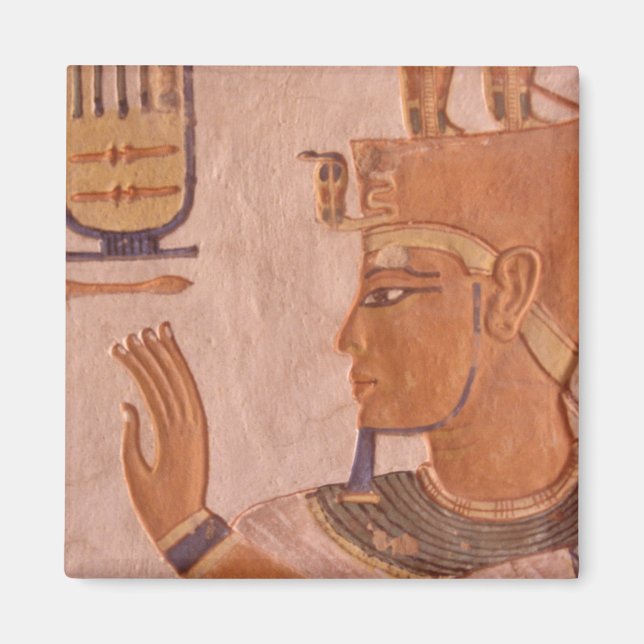 Afrika, Egypten, Konungarnas dal. Gravvägg Magnet (Framsidan)