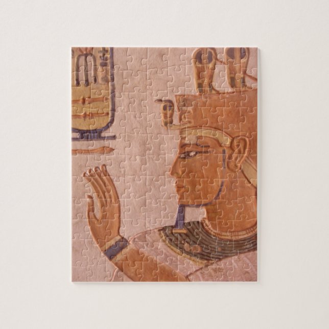 Afrika, Egypten, Konungarnas dal. Gravvägg Pussel (Vertikal)