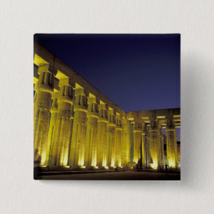 Afrika, Egypten, Luxor. Solgård till Amenhotep Knapp