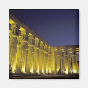 Afrika, Egypten, Luxor. Solgård till Amenhotep Magnet