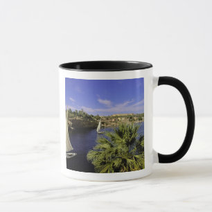 Afrika, Egypten, Övre Egypten, Aswan. Feluccas 2 Mugg