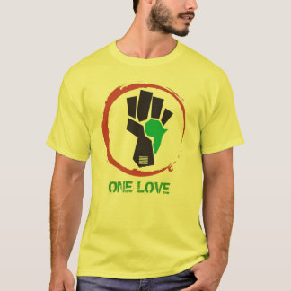 Afrika en kärlek tee shirt