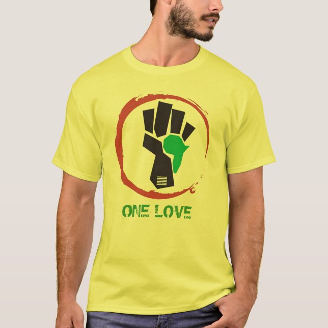 Afrika en kärlek tee shirt (Framsida)