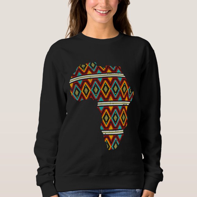 Afrika Ethnic Dashiki Kente Coola African Ameri T Shirt (Framsida)
