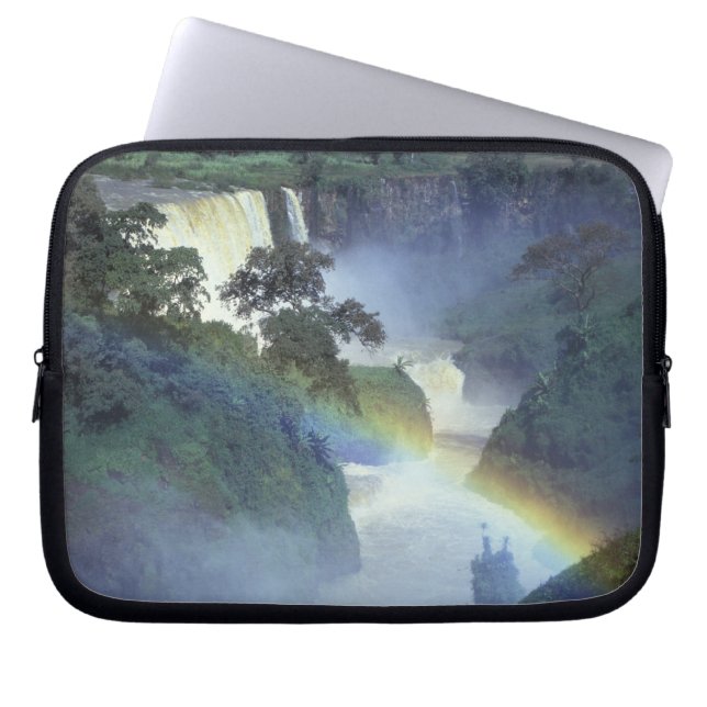 Afrika, Etiopien, Blå Nilen, Katarakt. Laptop Sleeve (Framsidan)