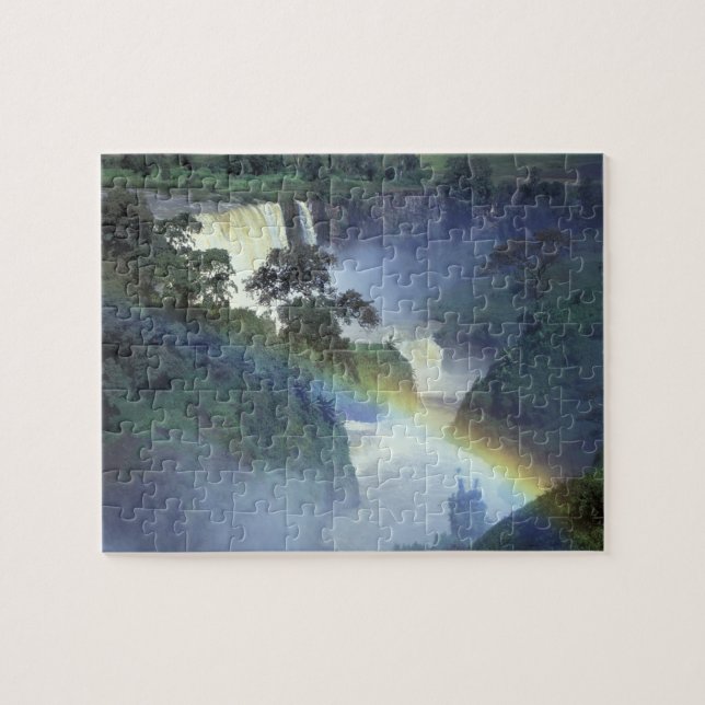 Afrika, Etiopien, Blue Nile River, Cataract. Pussel (Horisontell)