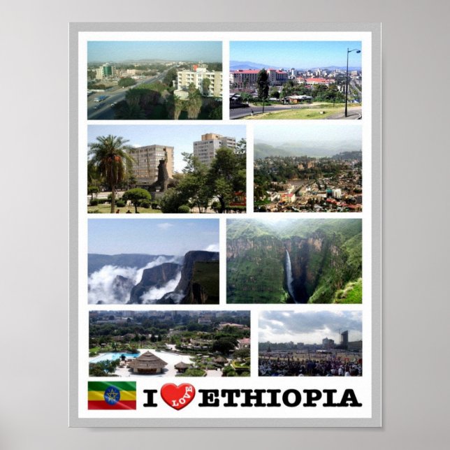 Afrika - Etiopien - I Kärlek - Poster (Framsidan)