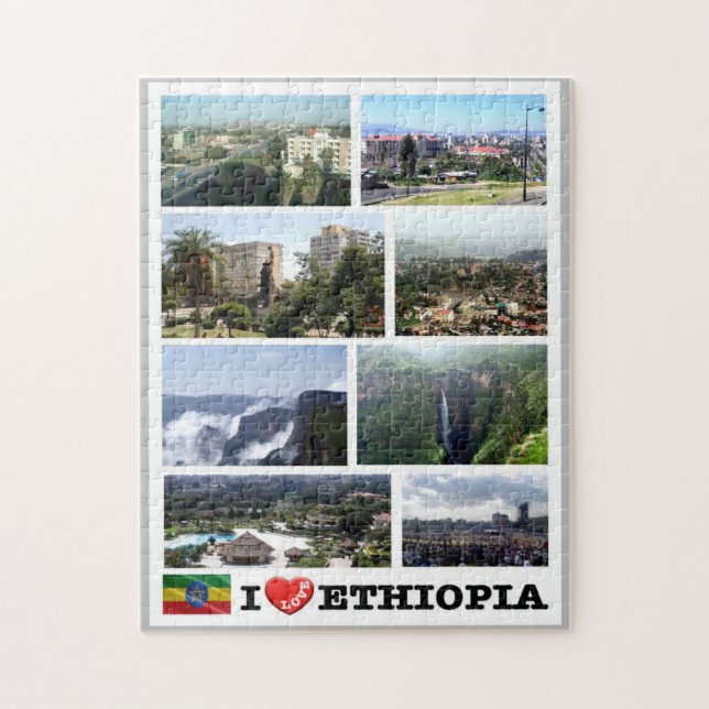 Afrika - Etiopien - I Kärlek - Pussel (Vertikal)