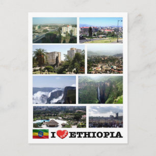 Afrika - Etiopien - I Kärlek - Vykort