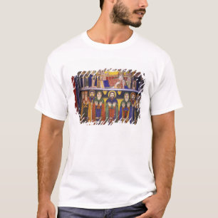 Afrika, Etiopien. Konstverk som föreställer apostl Tee Shirt