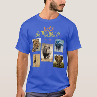 Afrika fem stora t shirt