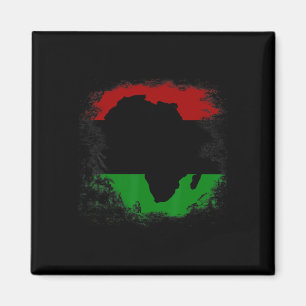 Afrika Flagga African Continent Karta Pan-afrika U Magnet