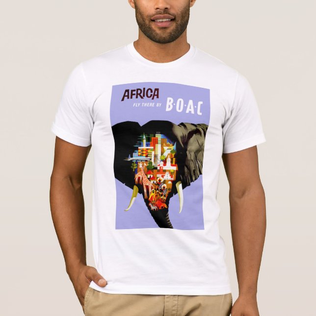 Afrika ~ Fly där Tee Shirt (Framsida)