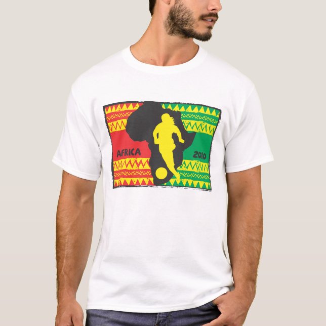 Afrika för afrika vid Zetuzakele - afrika 2010 T-shirt (Framsida)