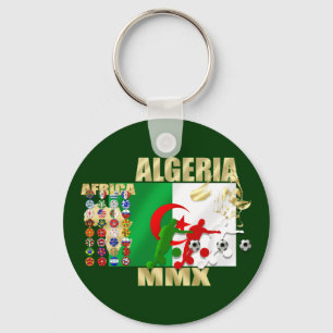 Afrika för Algeriet fotbollfotboll MMX 2010 gåvo Nyckelring