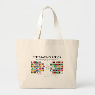 AFRIKA FÖR anpassningsbar CELEBRATION Jumbo Tygkasse