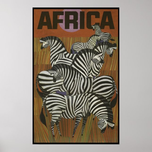 afrika för reseaffisch poster (Framsidan)