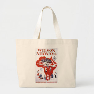 Afrika för Wilson flygbolag~ Jumbo Tygkasse