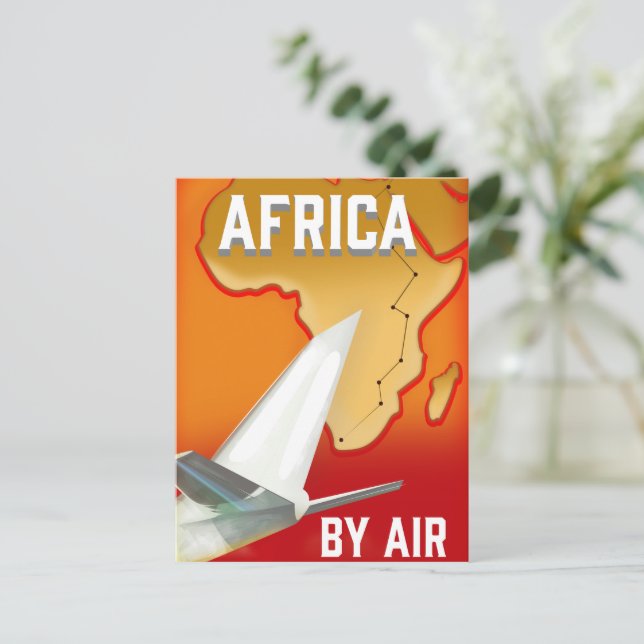 Afrika från luften vykort (Stående Fram)