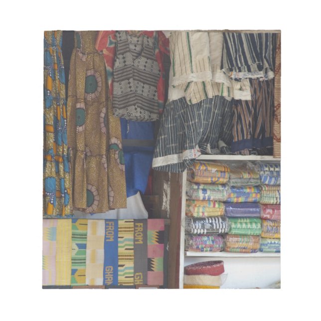 Afrika, Ghana, Accra. Accra Textile & Handicraft Anteckningsblock (Framsida)