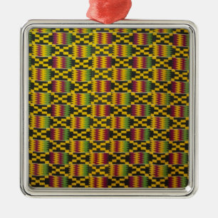 Afrika, Ghana, Accra. Nationalmuseum, betraktas 2 Julgransprydnad Metall