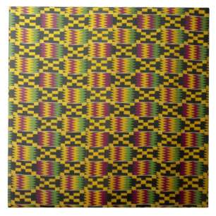 Afrika, Ghana, Accra. Nationalmuseum, betraktas 2 Kakelplatta
