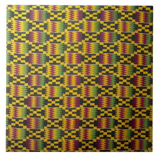 Afrika, Ghana, Accra. Nationalmuseum, betraktas 2 Kakelplatta (Framsidan)