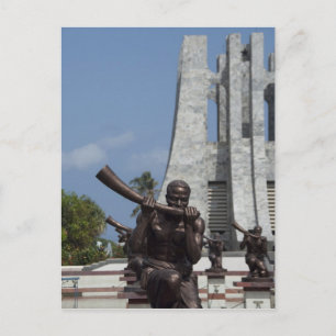 Afrika, Ghana, Accra. Nkrumah Mausoleum, sista 2 Vykort