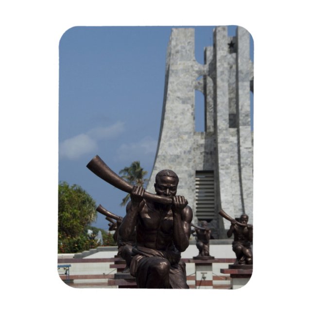 Afrika, Ghana, Accra. Nkrumah Mausoleum, slutlig 2 Magnet (Vertikal)